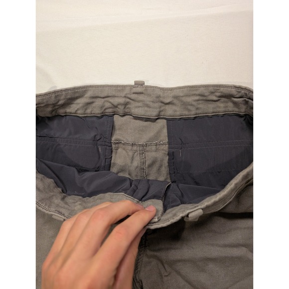 Lululemon The Works Short Mens 34 Grey Chino Style Technical Stretch Summer - Picture 4 of 8